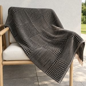 AYAZ – bawełniany koc waflowy i narzuta 125 × 185 cm